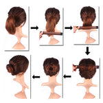6Colors Women's Hair Circle Plate Hair Ornaments Round Head Hair Curler