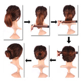 6Colors Women's Hair Circle Plate Hair Ornaments Round Head Hair Curler