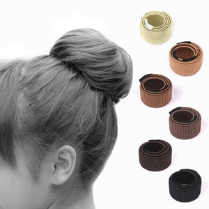 6Colors Women's Hair Circle Plate Hair Ornaments Round Head Hair Curler