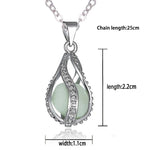 Teardrop Glow Necklace