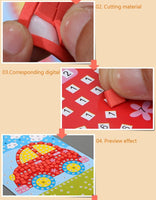 New 24 Styles 3D Mosaics Creative Sticker Game Animals Transport Arts Craft EVA Puzzle Educational Games for Children