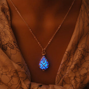 Glow In The Dark Drop Necklace