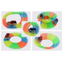Dudes Rainbow™ Glowing Car Racing Set for Kids- Awesomely FUN!