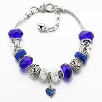 Sapphire Heart Bracelet