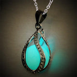 Teardrop Glow Necklace